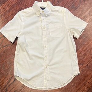 Boys Ralph Lauren Button Down Short Sleeve Shirt White Size M (10-12)
